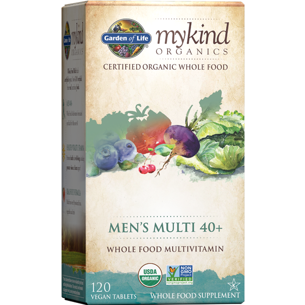 The mykind Organics Men's 40+ Multi 120 Tablets